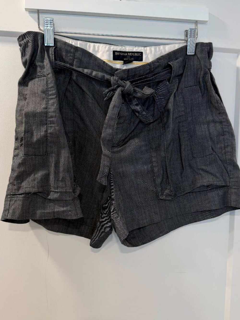Banana Republic Martin Fit Tie Waist Shorts